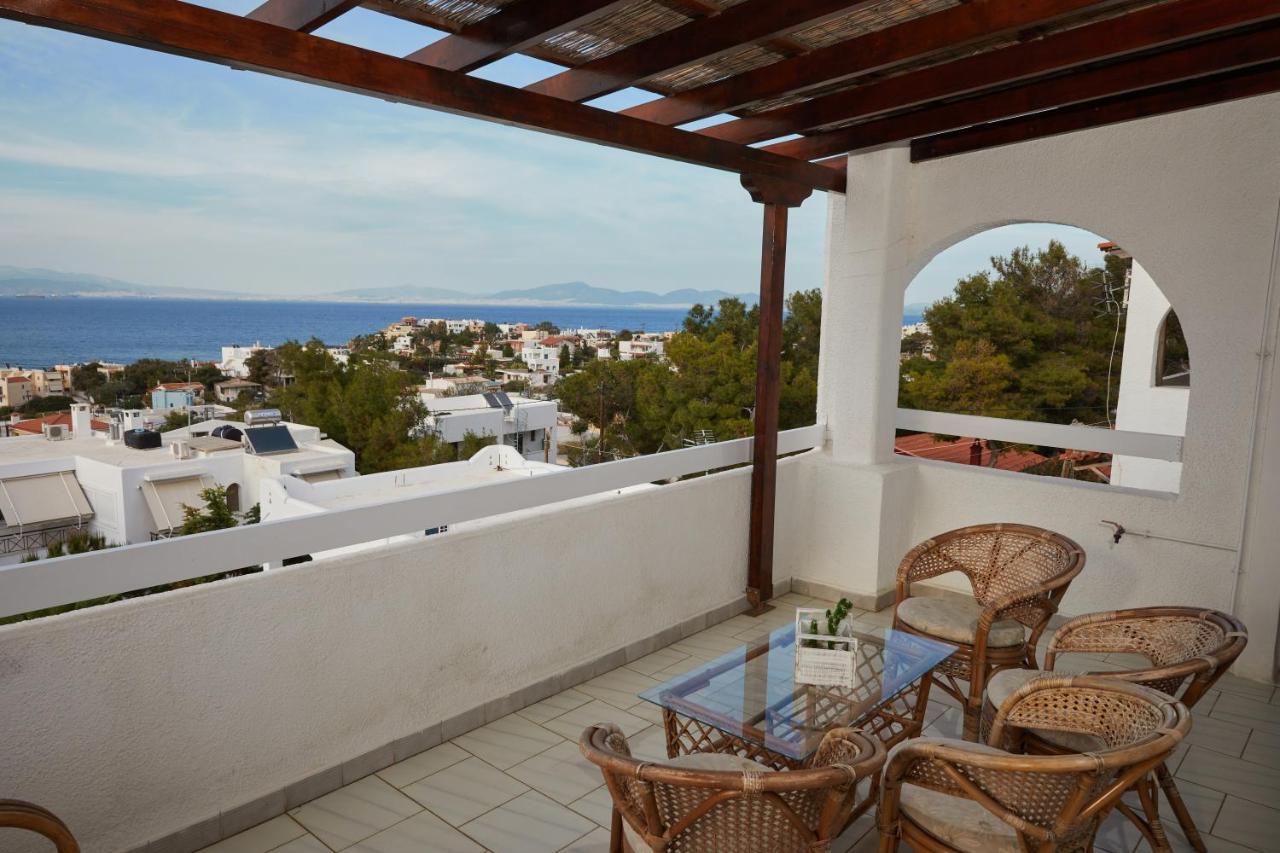 180° View To Sea Villa Vathí Exterior photo