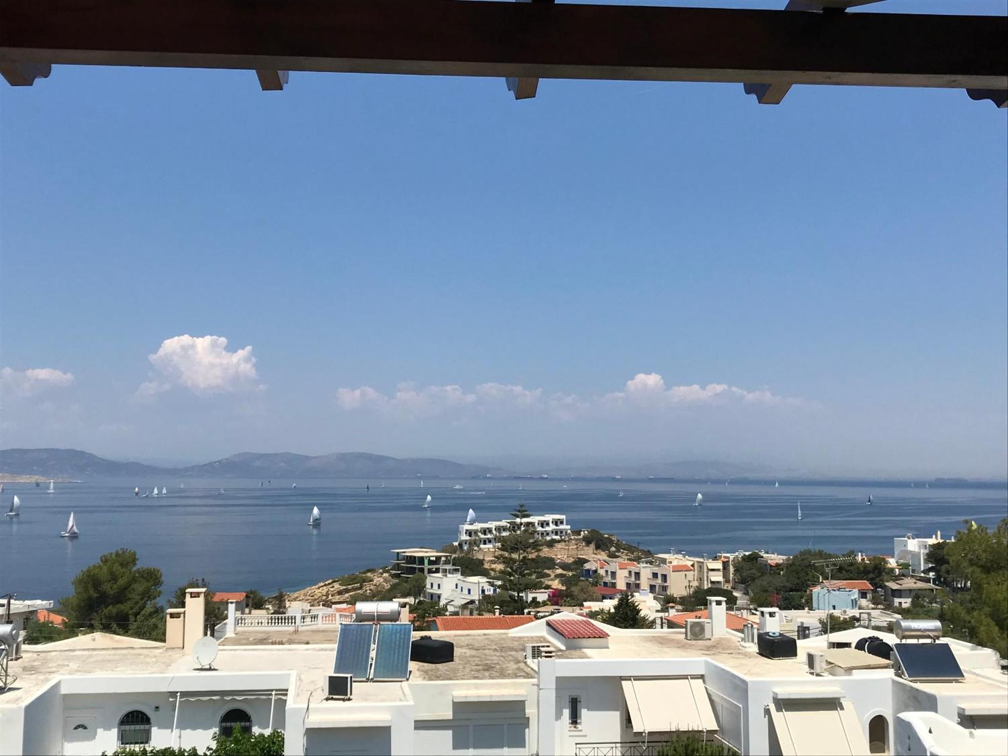 180° View To Sea Villa Vathí Exterior photo