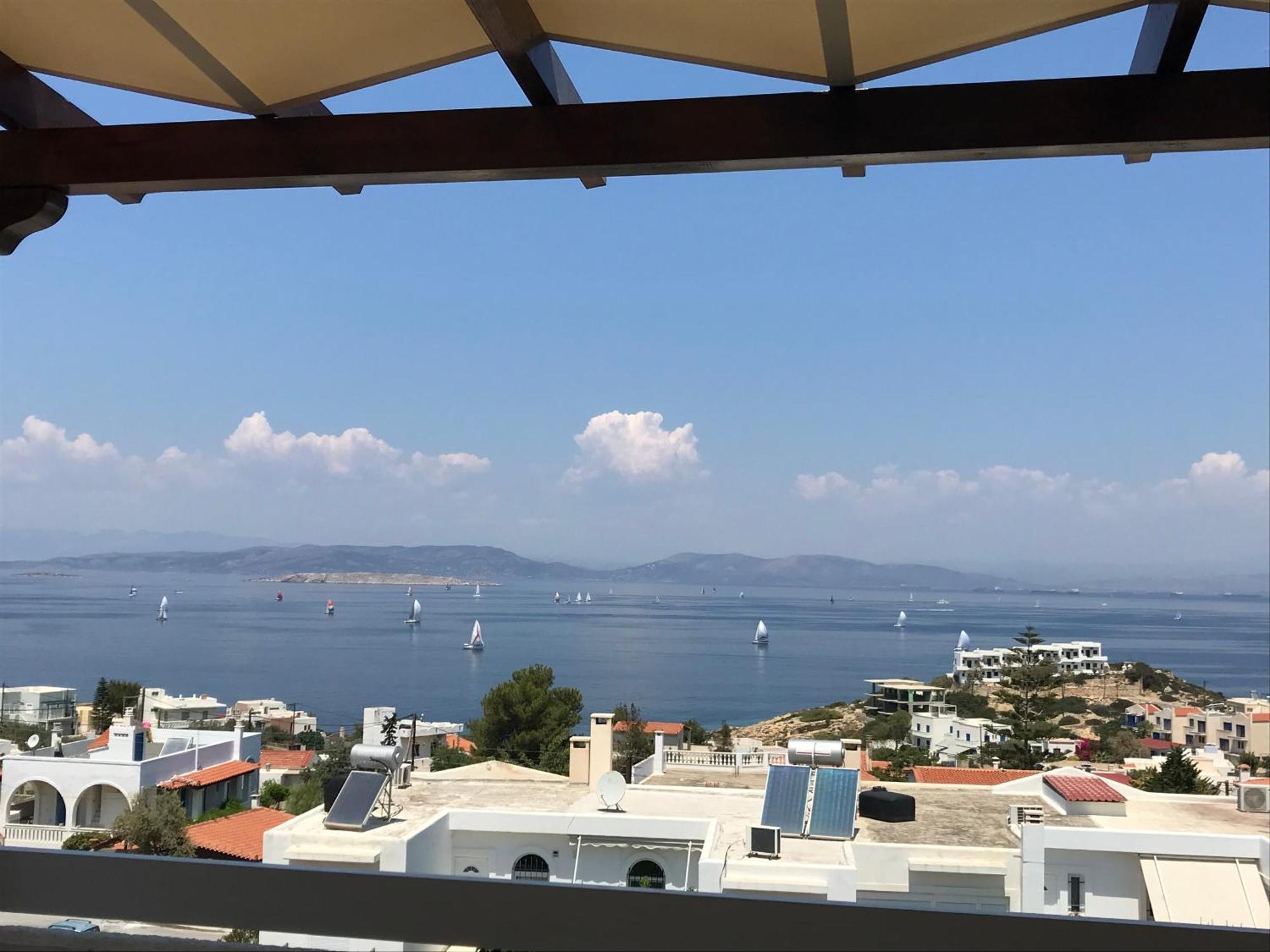 180° View To Sea Villa Vathí Exterior photo