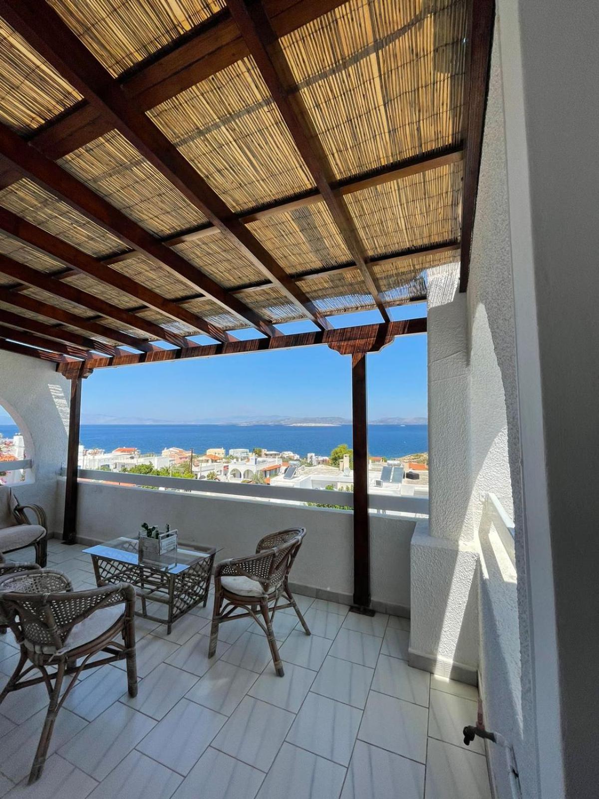 180° View To Sea Villa Vathí Exterior photo